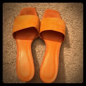 Mango orange sandals